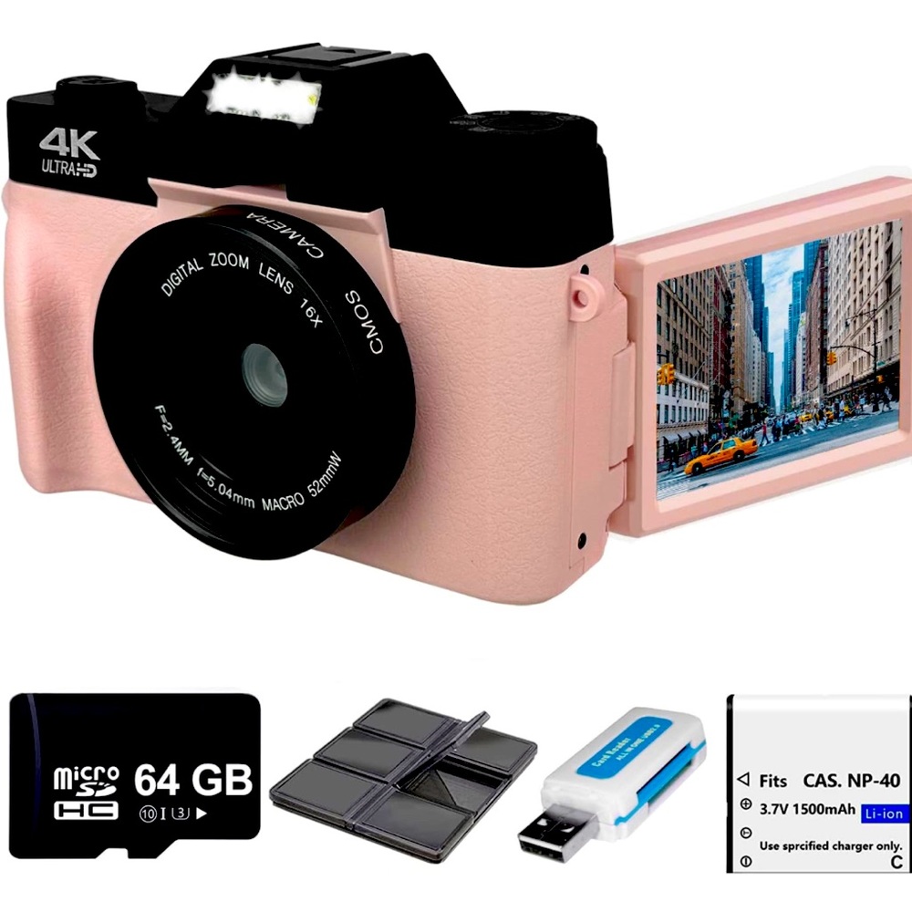 4K 48MP Digital Camera for Photography, Vlogging Camera for YouTube